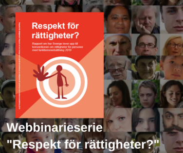 Webbinarier om Respekt för rättigheter.