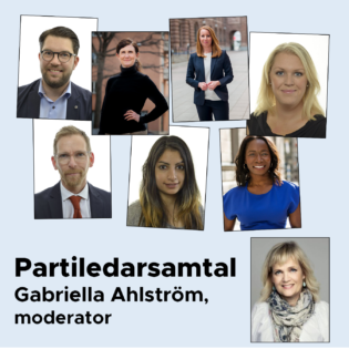 Bild på partiledarna